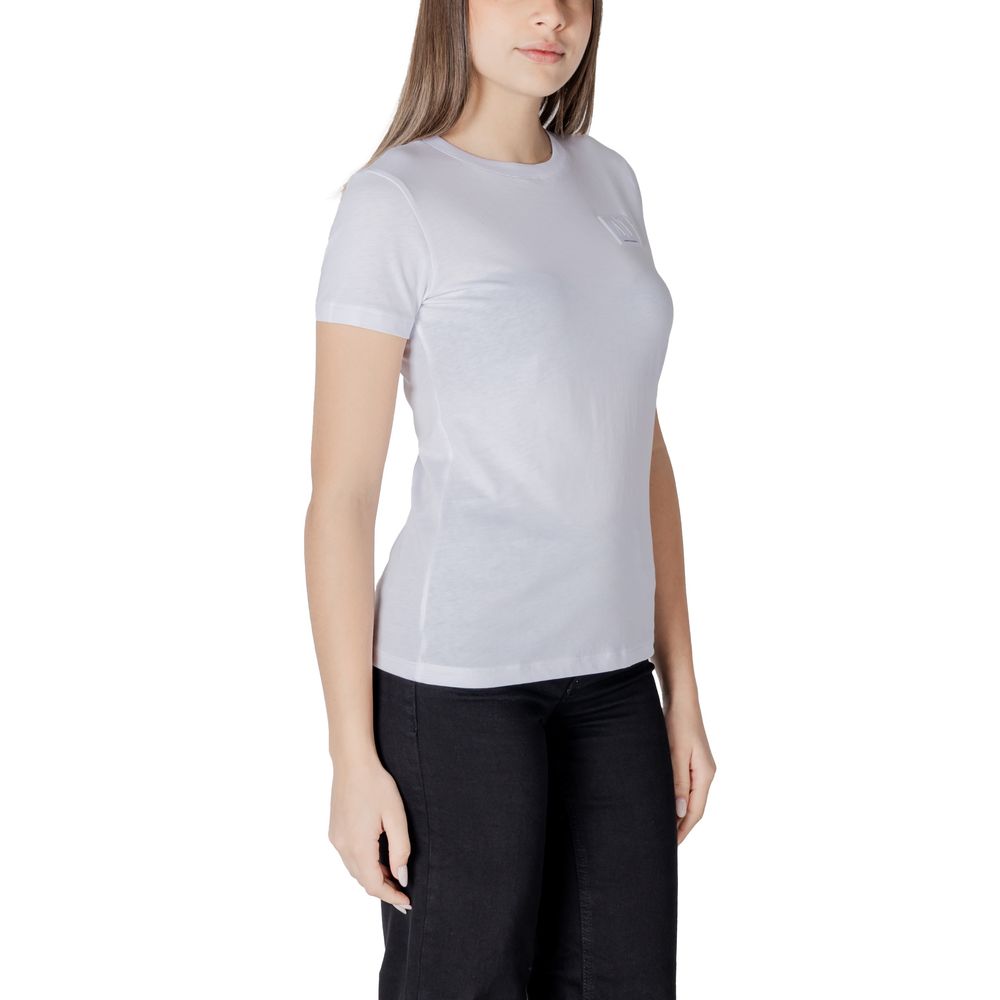 Armani Exchange White Cotton T-Shirt - Image 3