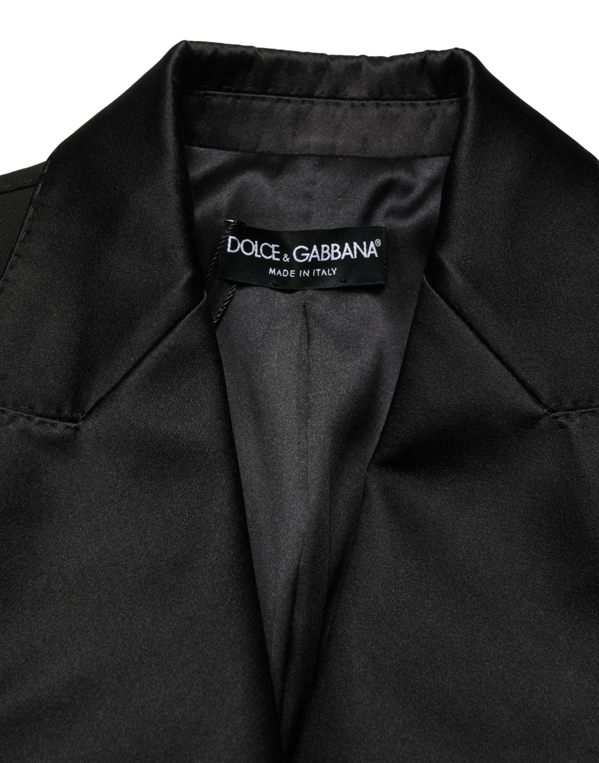 Dolce & Gabbana Black Wool Single Breasted Blazer Jacket - Image 7