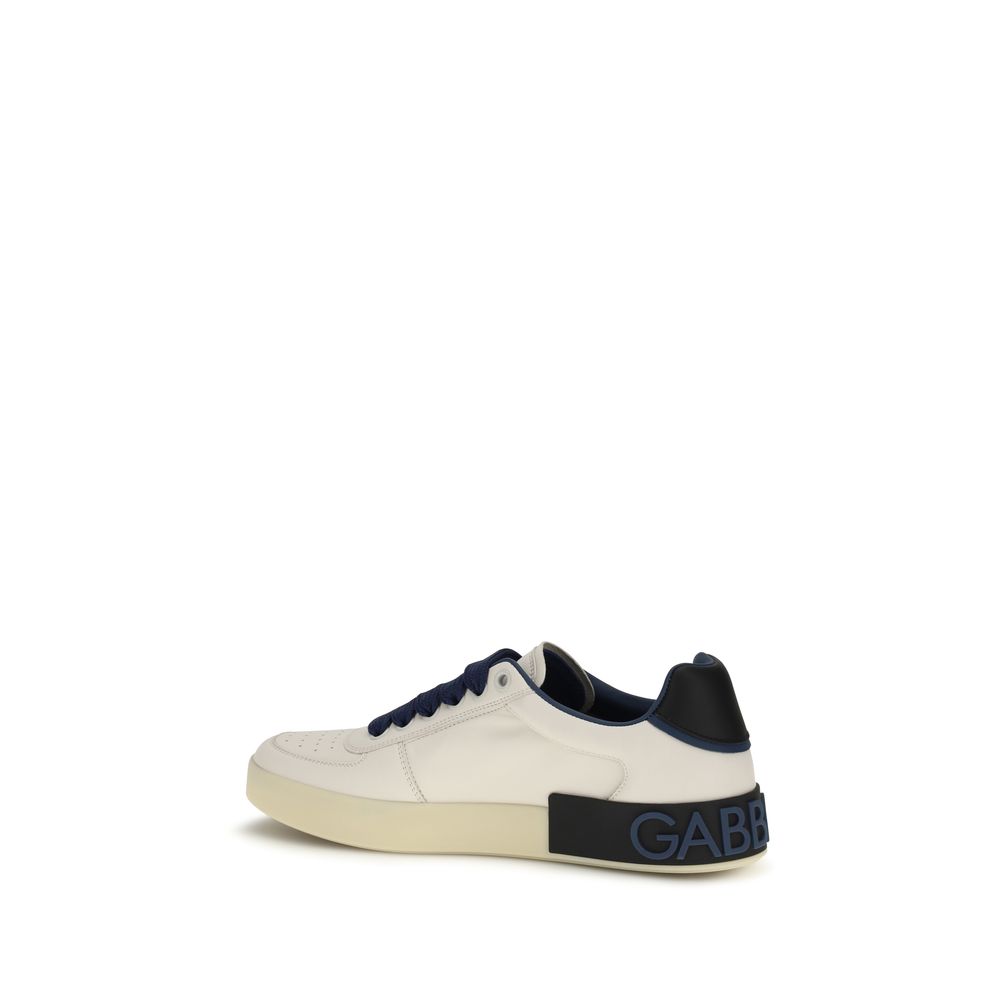 Dolce & Gabbana Multicolor Calf Leather Bos Taurus Low Top Sneakers - Image 3
