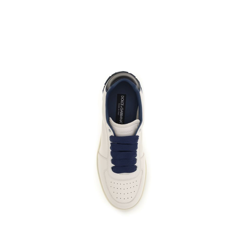 Dolce & Gabbana Multicolor Calf Leather Bos Taurus Low Top Sneakers - Image 4