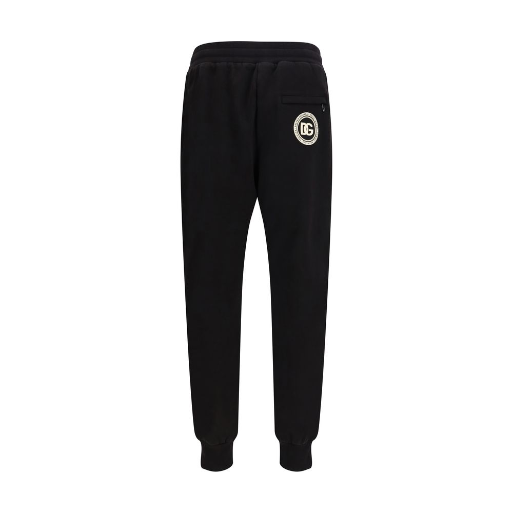 Dolce & Gabbana Black Cotton Casual Pants - Image 2