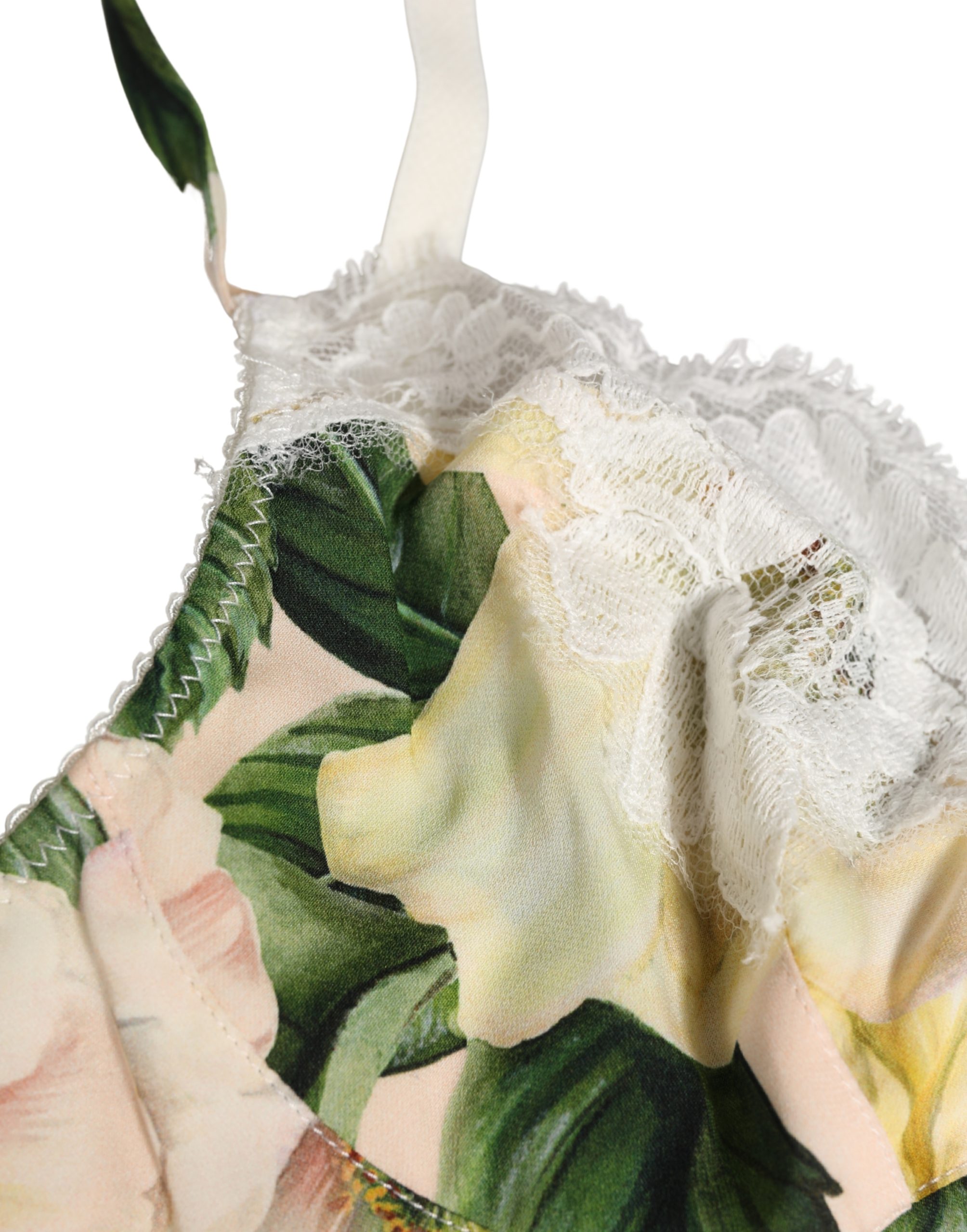 Dolce & Gabbana Multicolor Floral Print Soft Cup Bra Underwear - Image 4