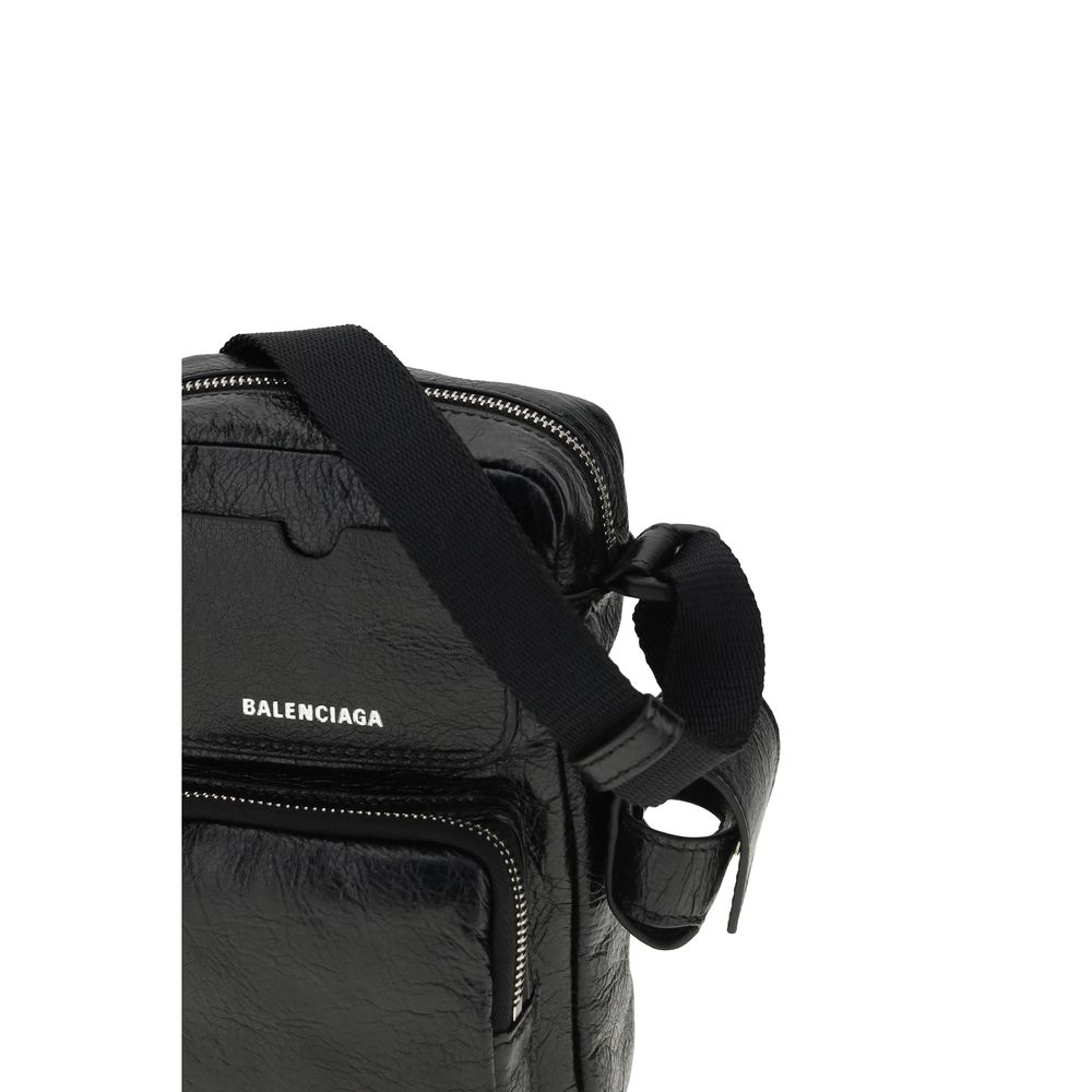 Balenciaga Black Lamb Ovis Aries Shoulder Bag - Image 4