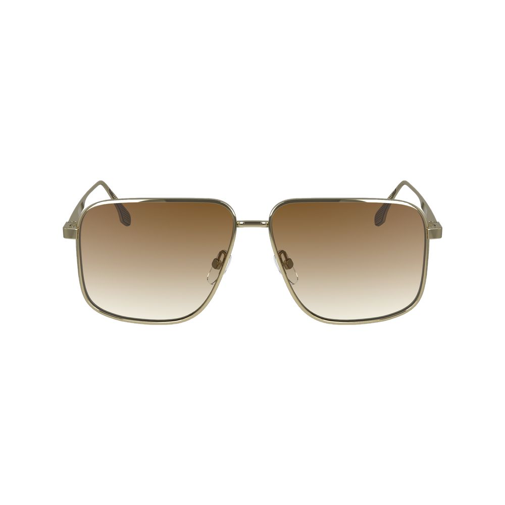 Victoria Beckham Gold Metal Sunglasses - Image 2