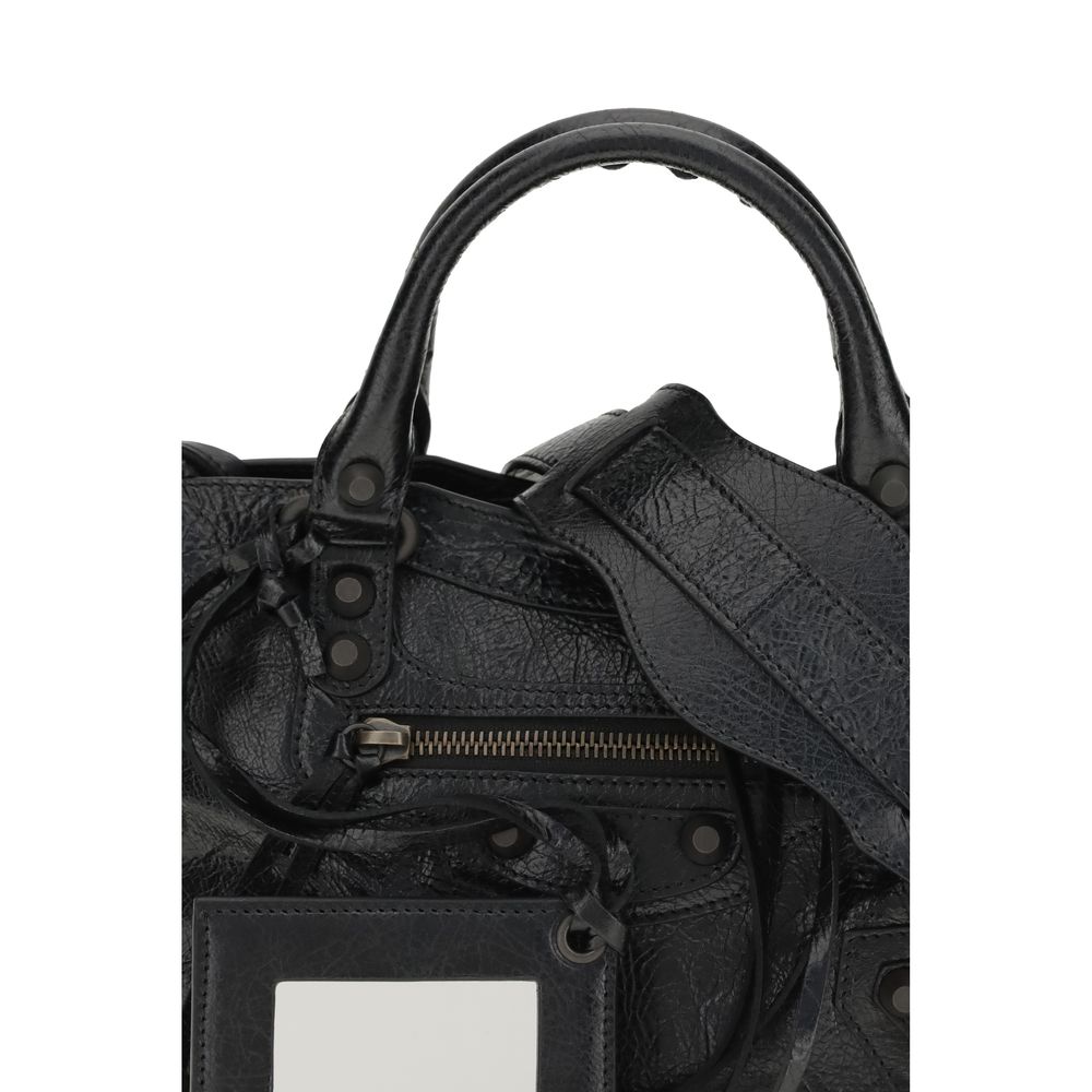 Balenciaga Black Lamb Ovis Aries Shoulder Bag - Image 4