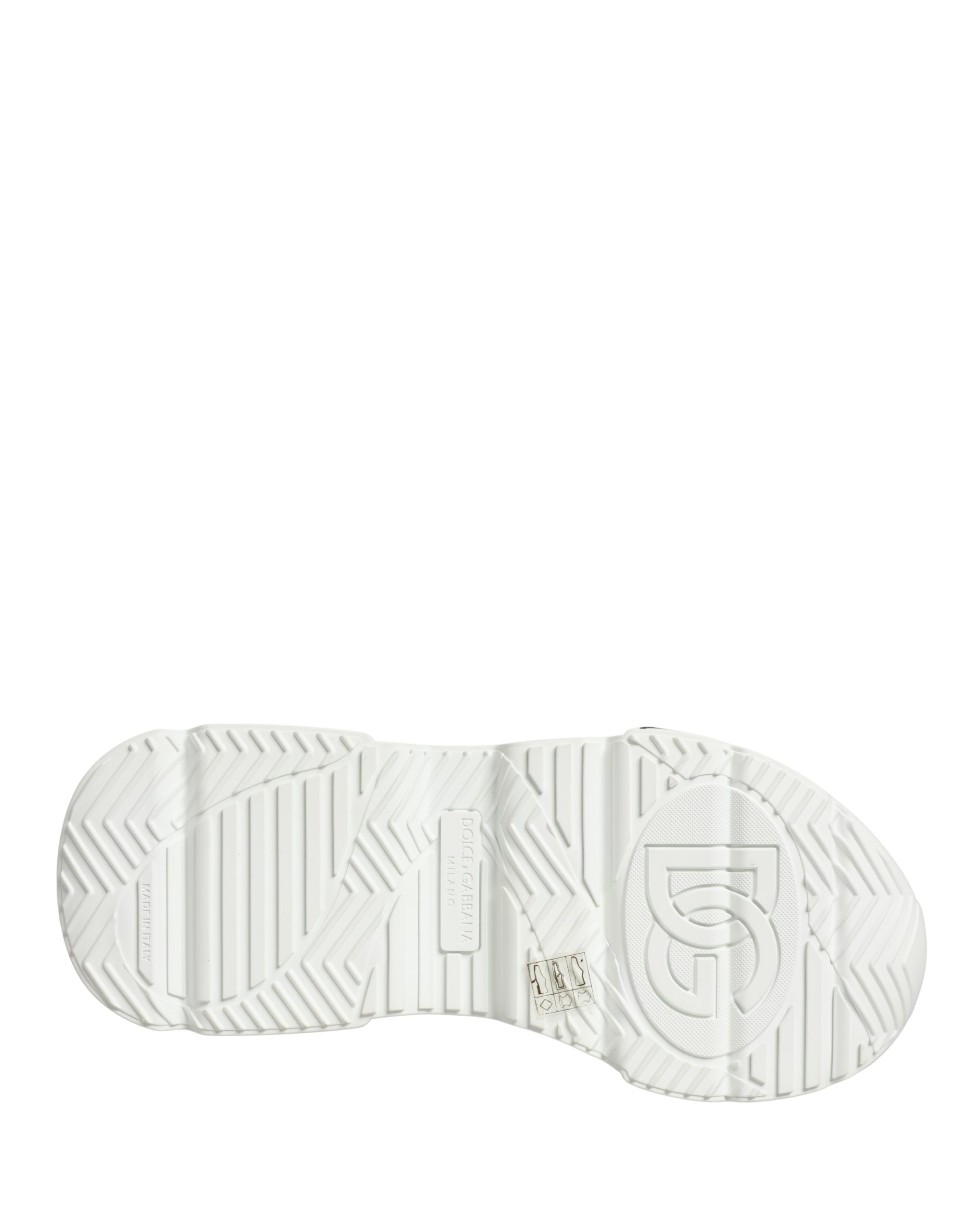 Dolce & Gabbana White Daymaster Graffiti Low Top Sneakers Shoes - Image 3