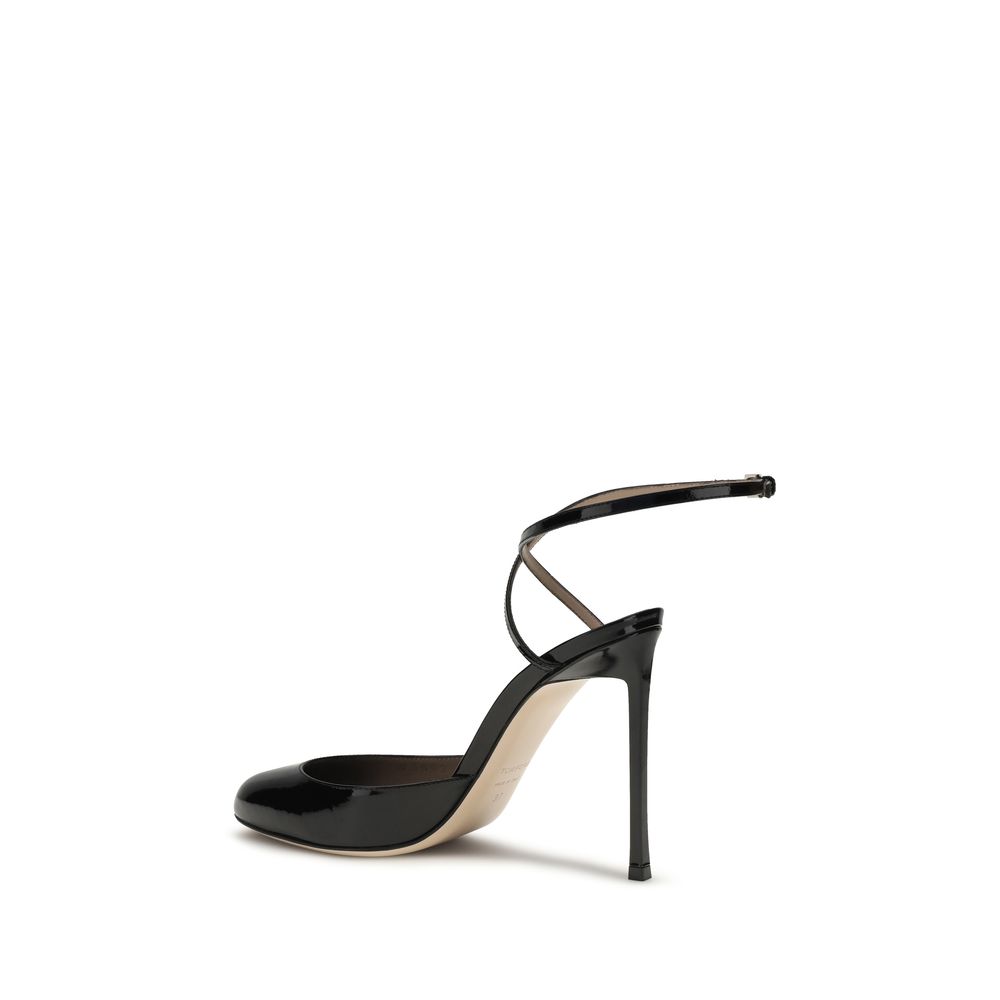 Tom Ford Black Calf Leather Bos Taurus High Heel Pumps - Image 3