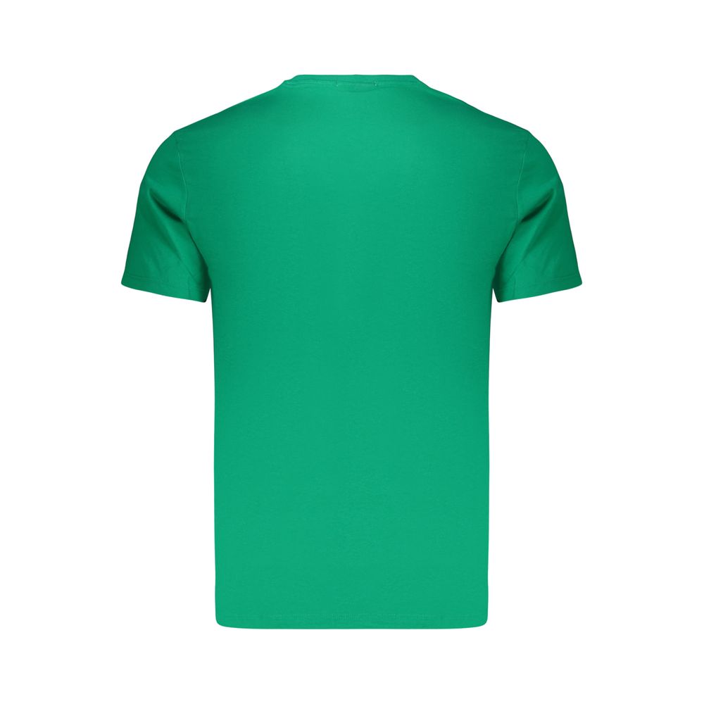 Calvin Klein Green Cotton Men's T-Shirt - Image 2
