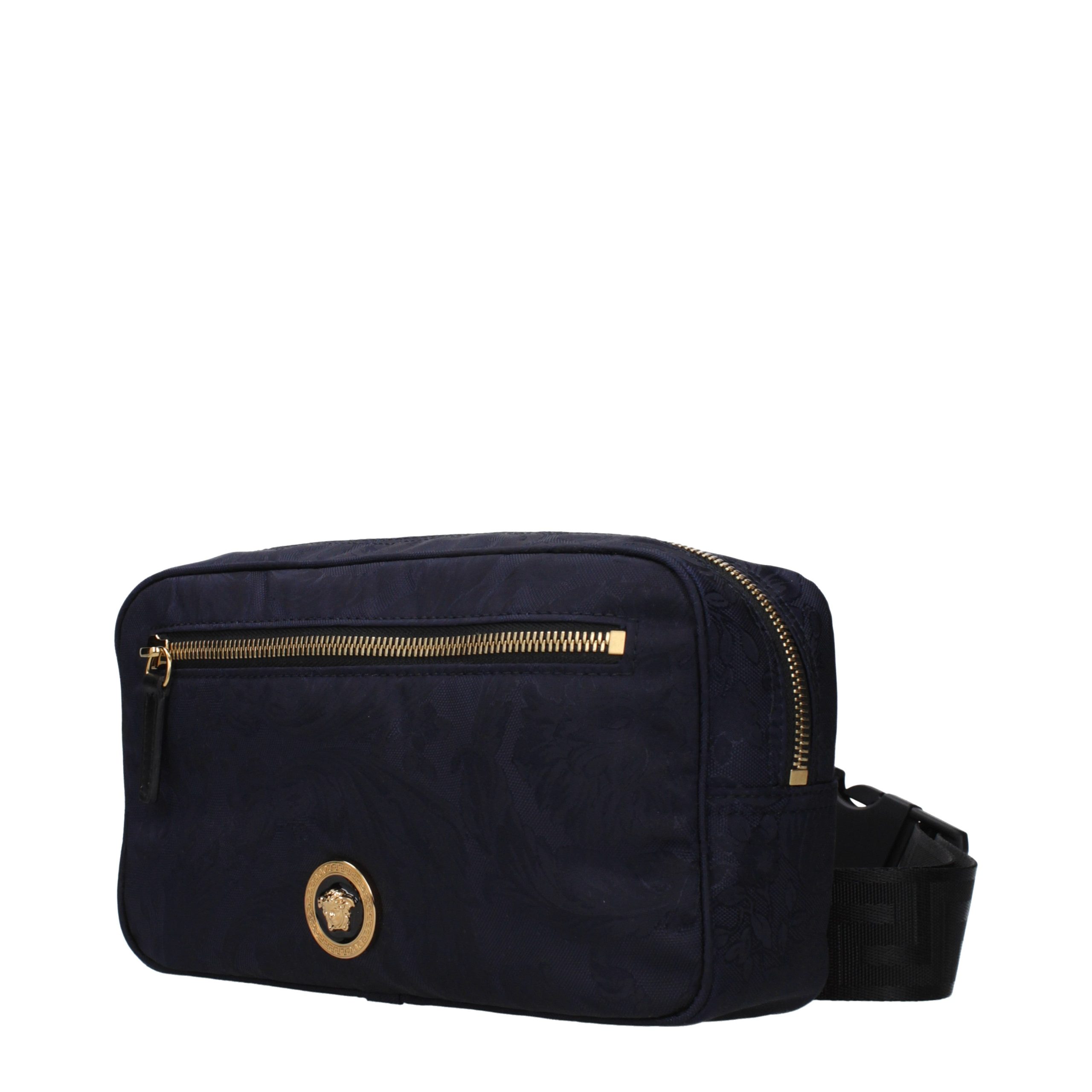 Versace Blue Fabric Backpack - Image 2