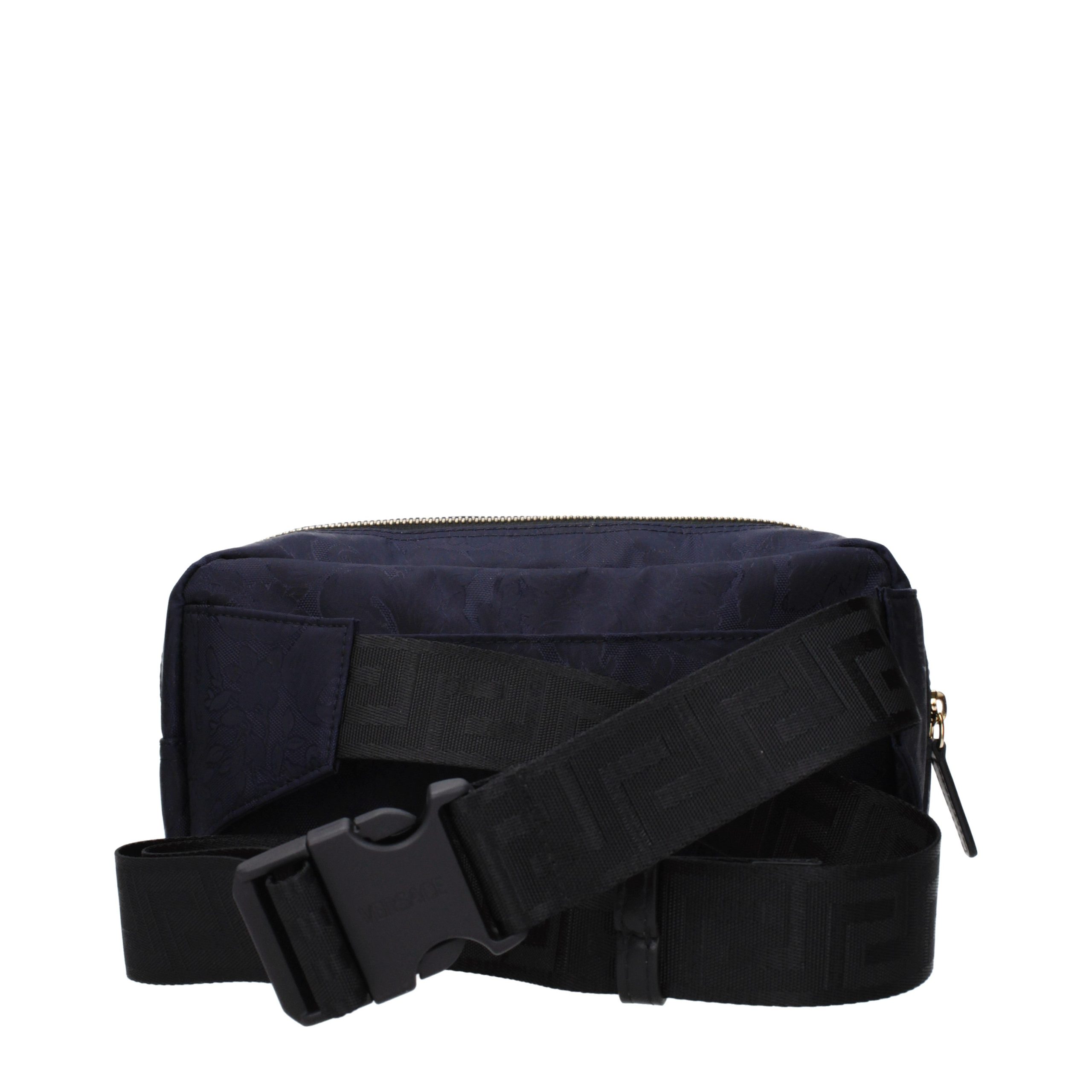 Versace Blue Fabric Backpack - Image 3