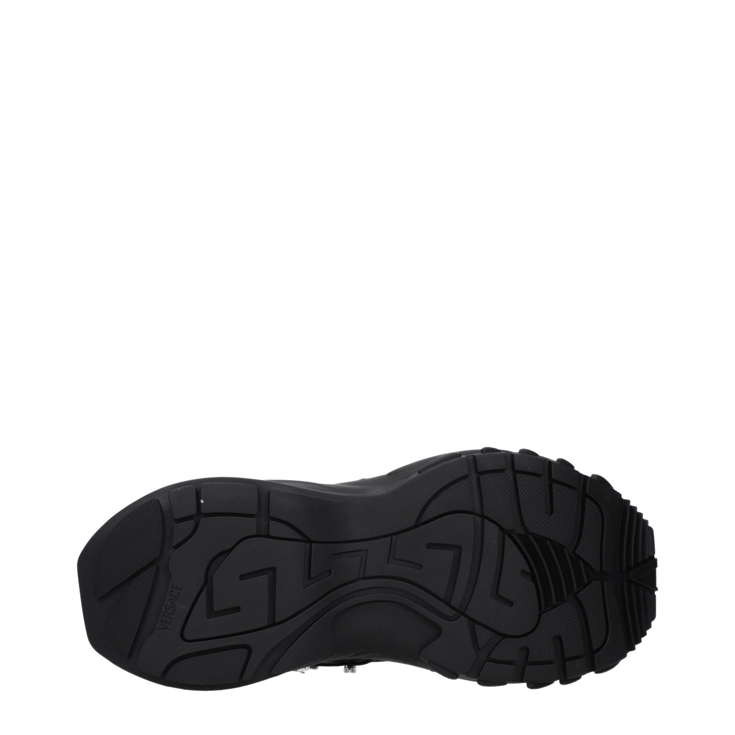 Versace Black Fabric Sneakers - Image 5