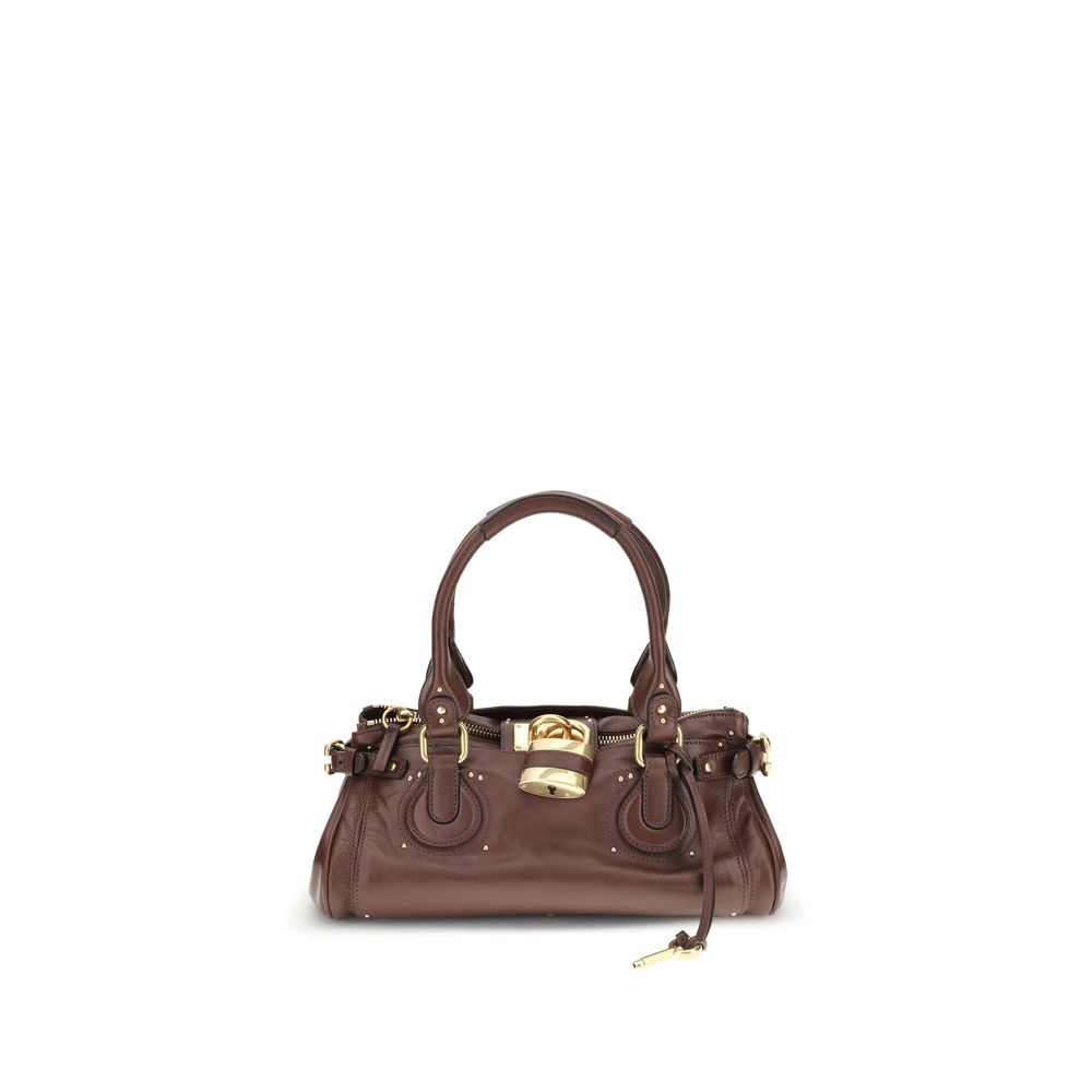 ChloƩ Bordeaux Buffalo Leather Shoulder Bag