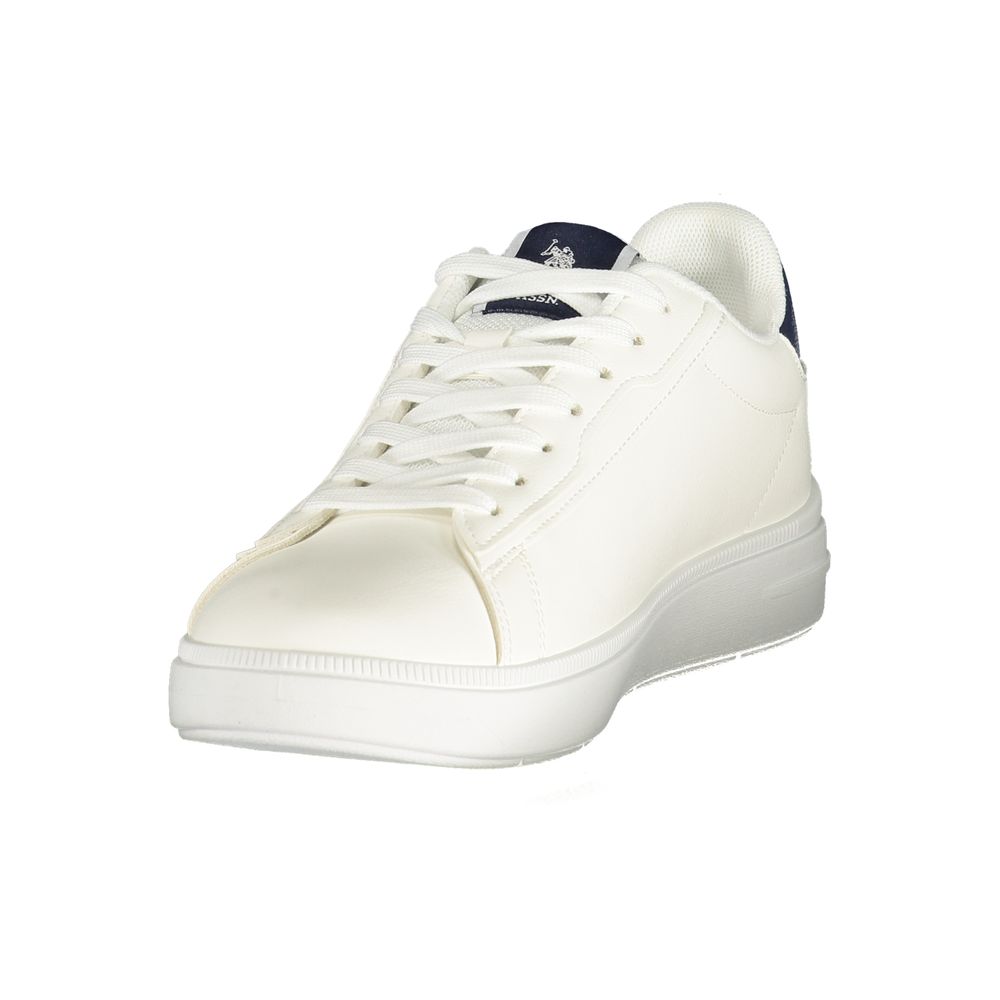 U.S. POLO ASSN. White Polyurethane Men's Sneaker - Image 3