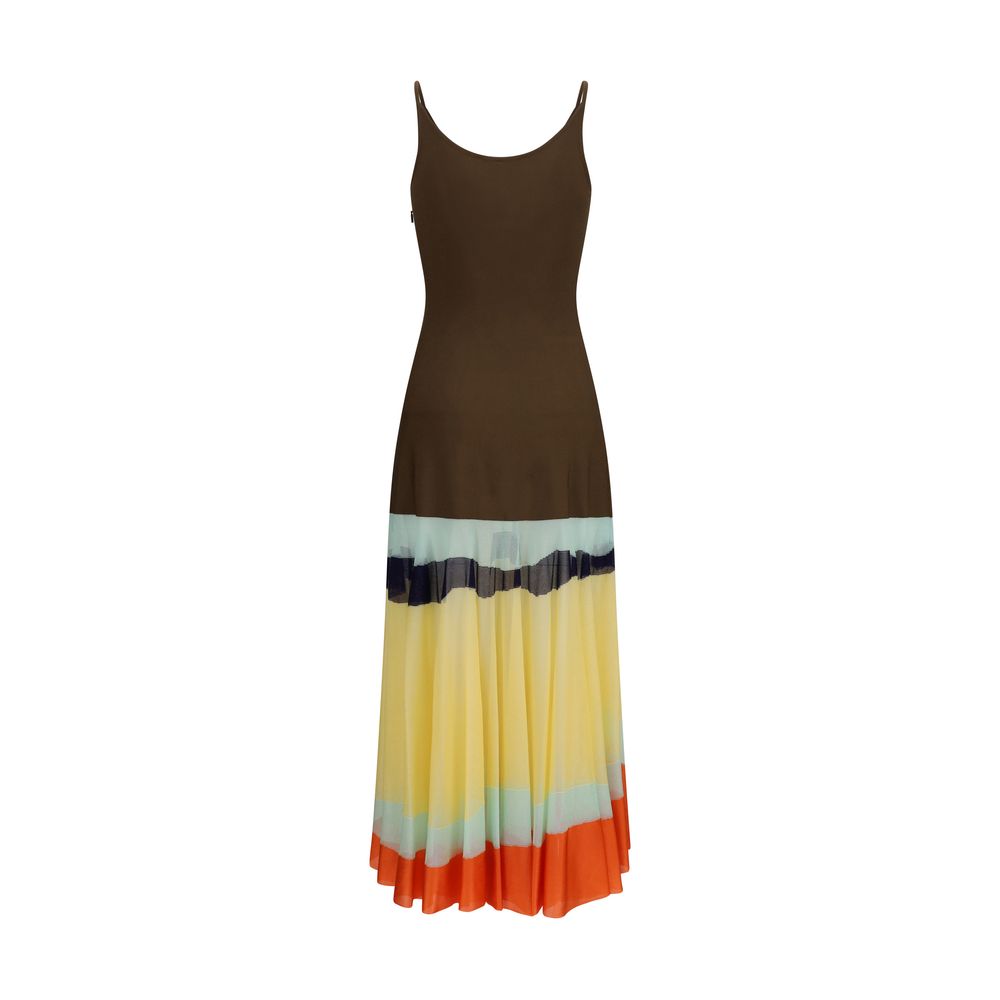 Fendi Multicolor Viscose Casual Dress - Image 2