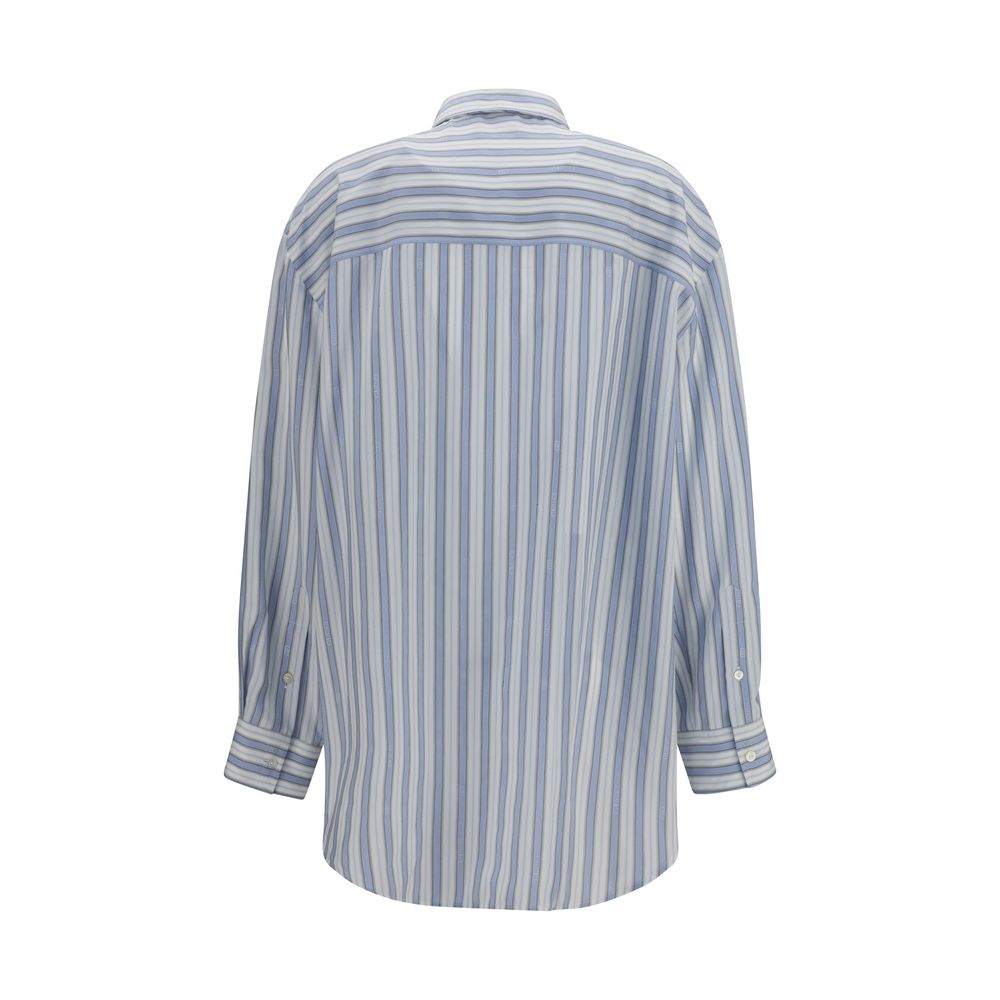 Gucci Blue Silk Shirt - Image 2