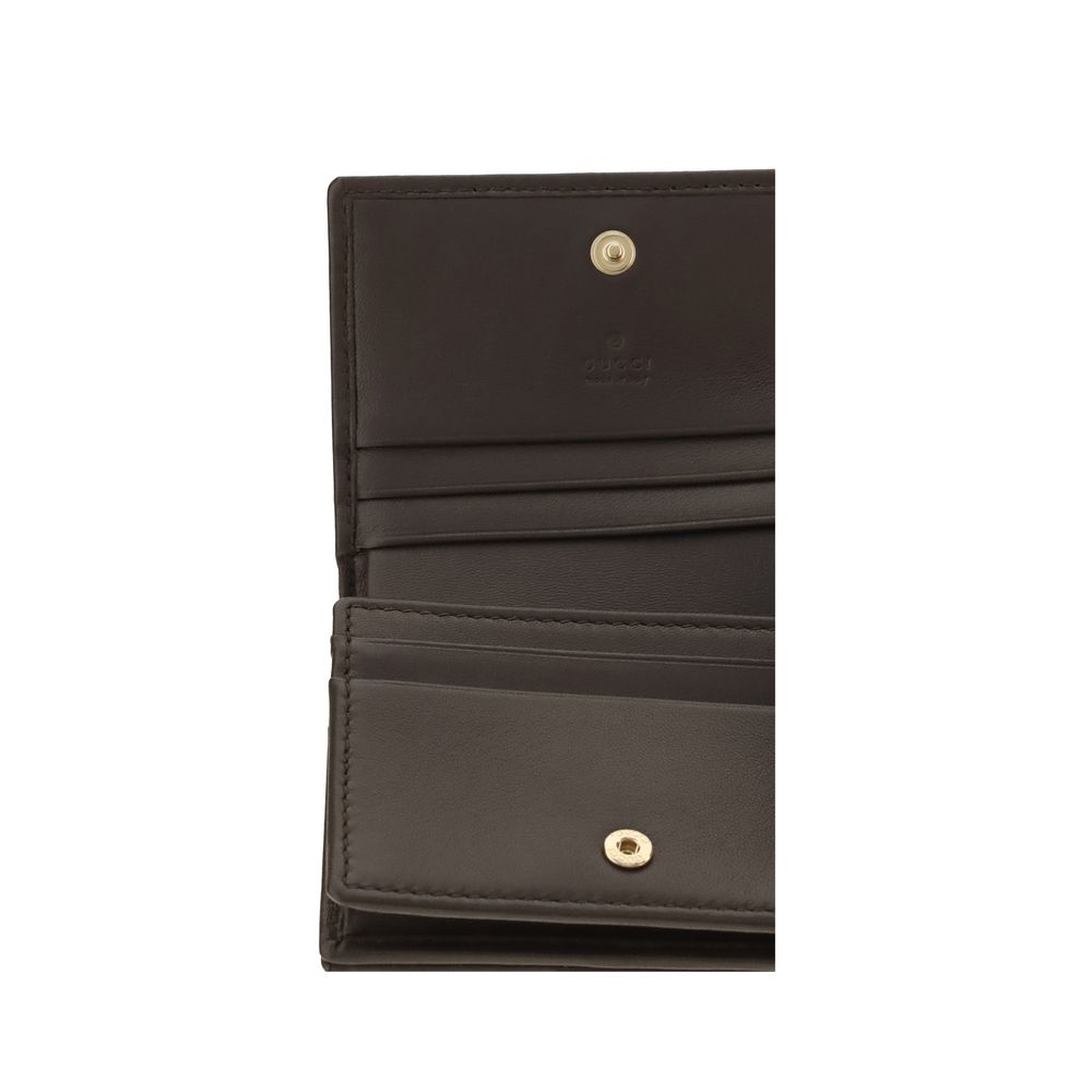 Gucci Brown Lamb Ovis Aries Wallet - Image 3