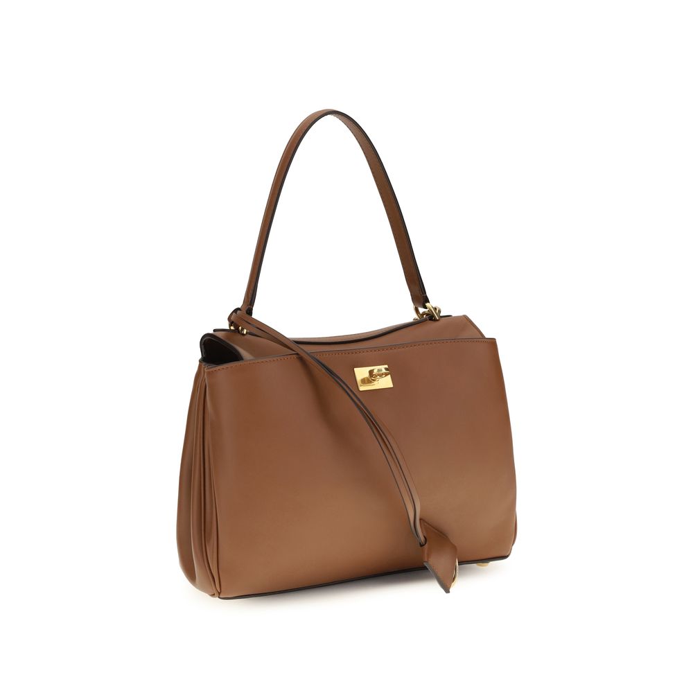 Balenciaga Brown Calf Leather Bos Taurus Shoulder Bag - Image 2