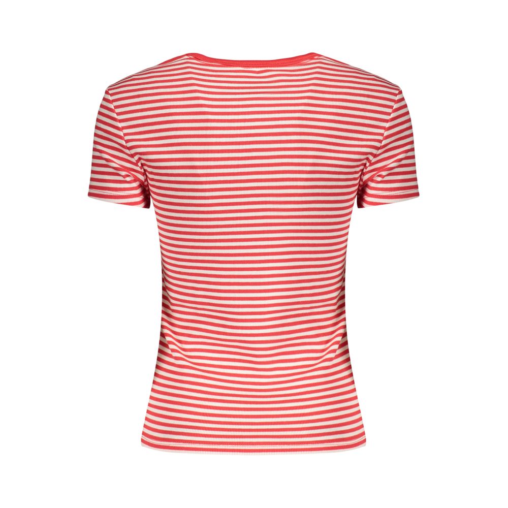 Tommy Hilfiger Red Cotton Women's T-Shirt - Image 2