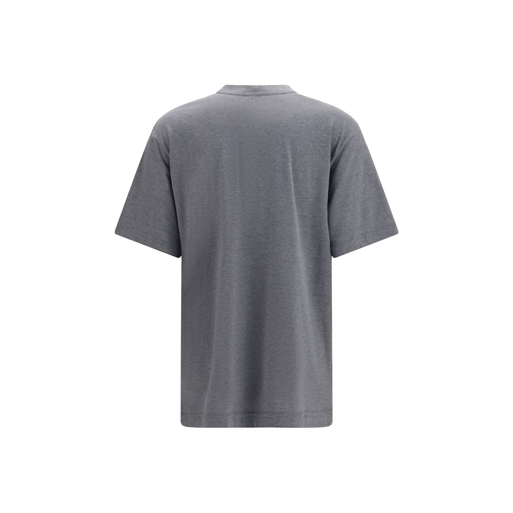 Gucci Gray Cotton T-Shirt - Image 2