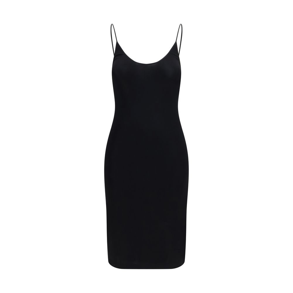 Saint Laurent Black Viscose Casual Dress