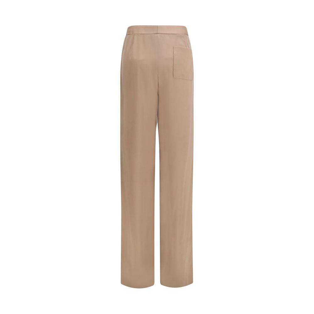 Tom Ford Beige Silk Casual Pants - Image 2