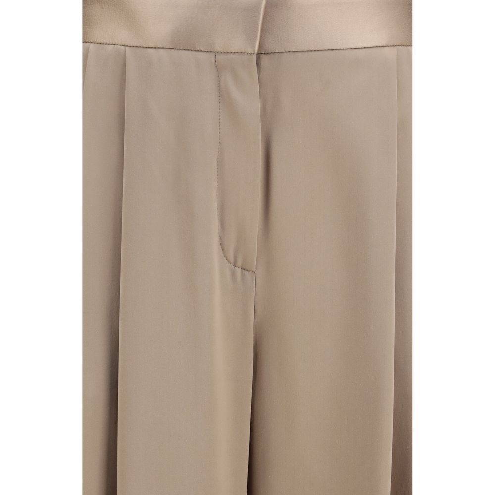 Tom Ford Beige Silk Casual Pants - Image 3