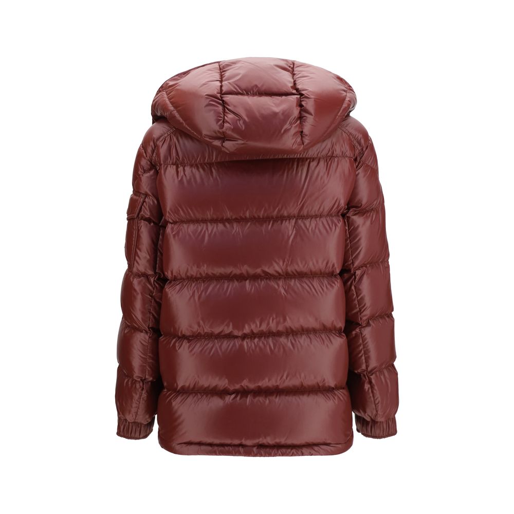 Moncler Bordeaux Goose Down Full-Length Jacket - Image 2