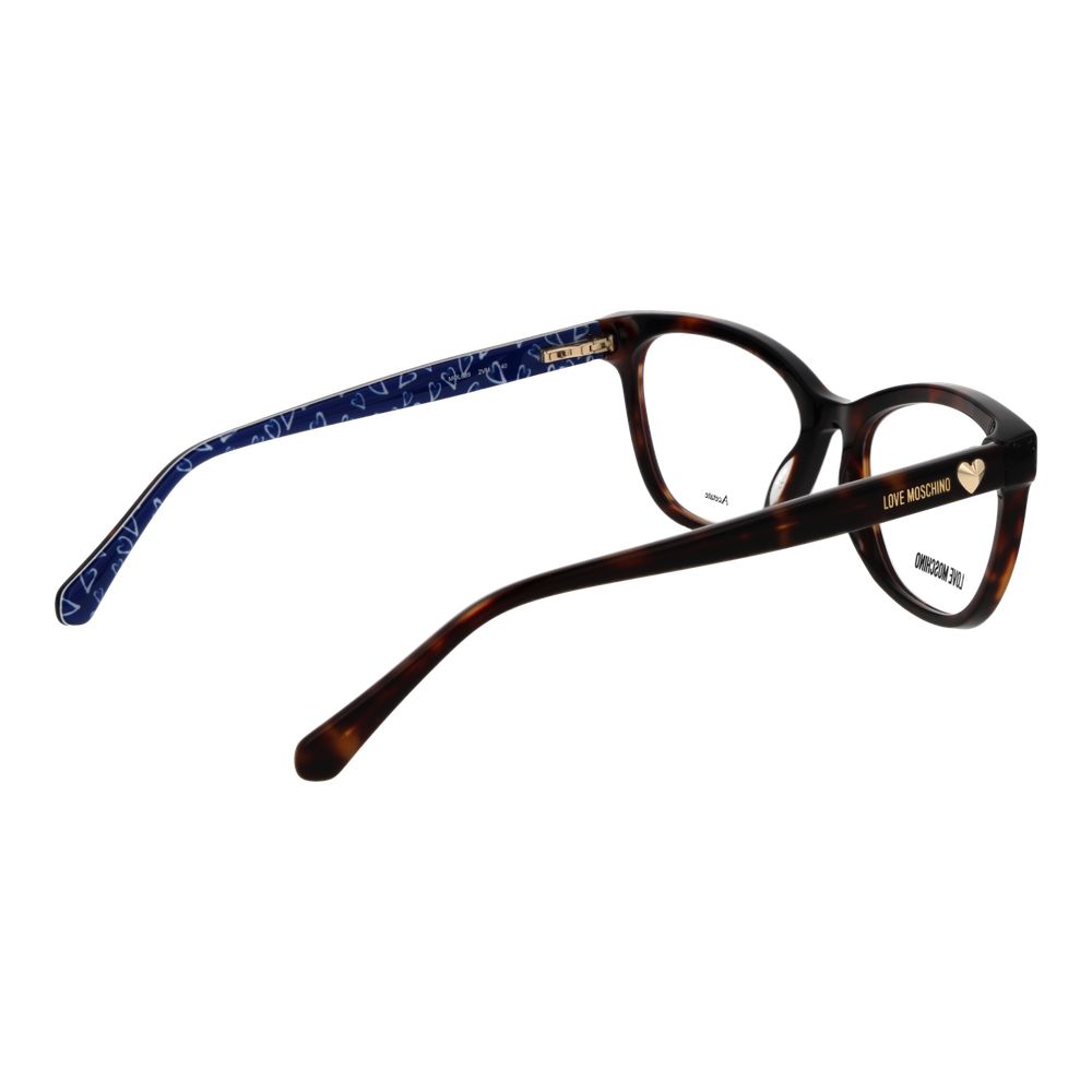 Love Moschino Brown Acetate Glasses (Frames) - Image 3