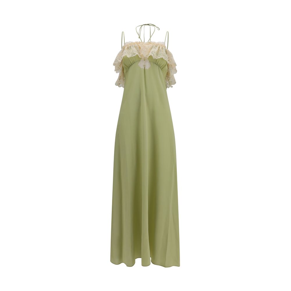 ChloƩ Bicolor Silk Casual Dress