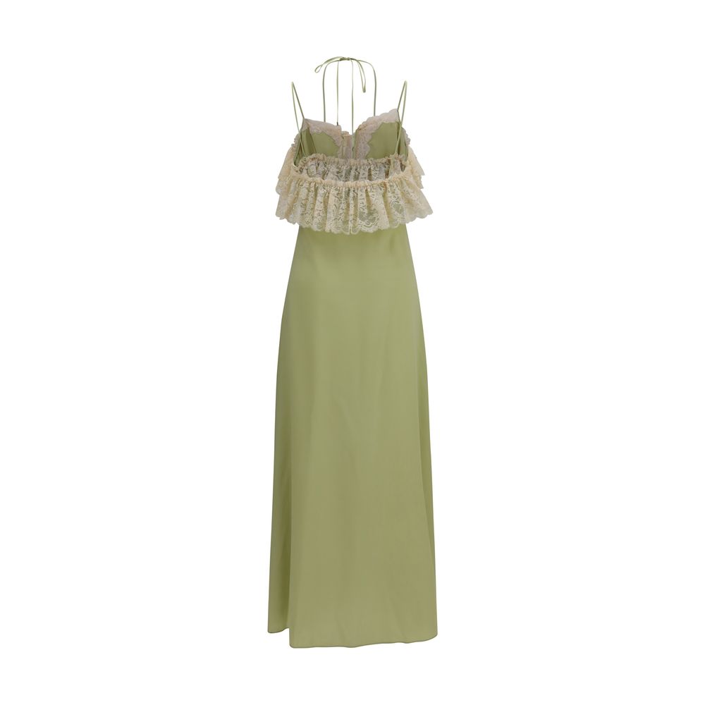 ChloƩ Bicolor Silk Casual Dress - Image 2