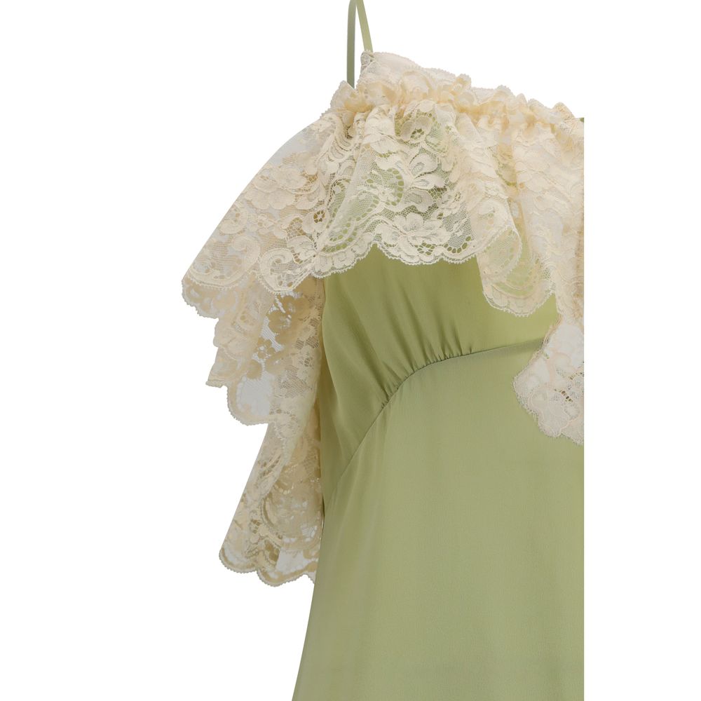 ChloƩ Bicolor Silk Casual Dress - Image 3