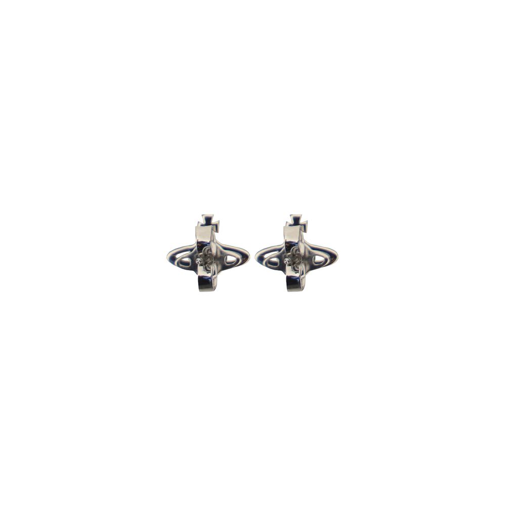 Vivienne Westwood Gray Brass Earrings - Image 2
