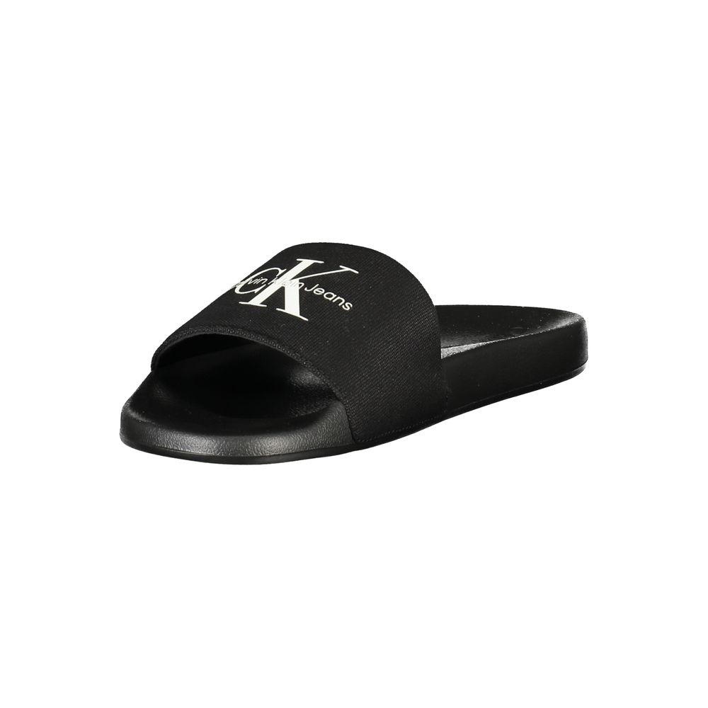 Calvin Klein Black Polyester Men's Slipper - Image 3