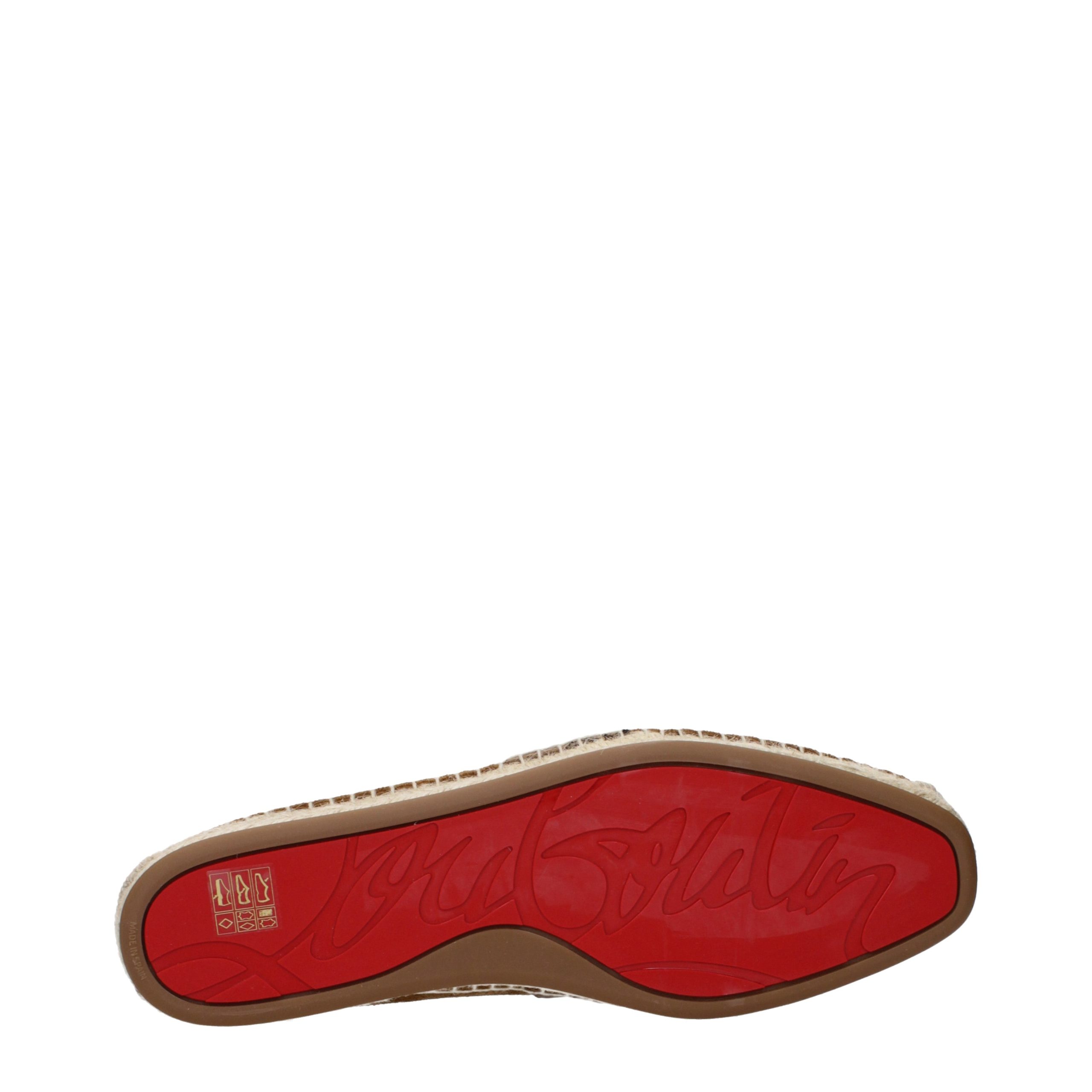 Christian Louboutin Brown Leather Espadrilles - Image 5