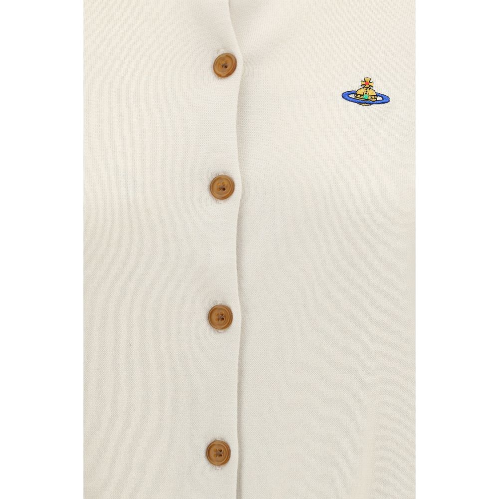 Vivienne Westwood White Cotton Cardigan - Image 3