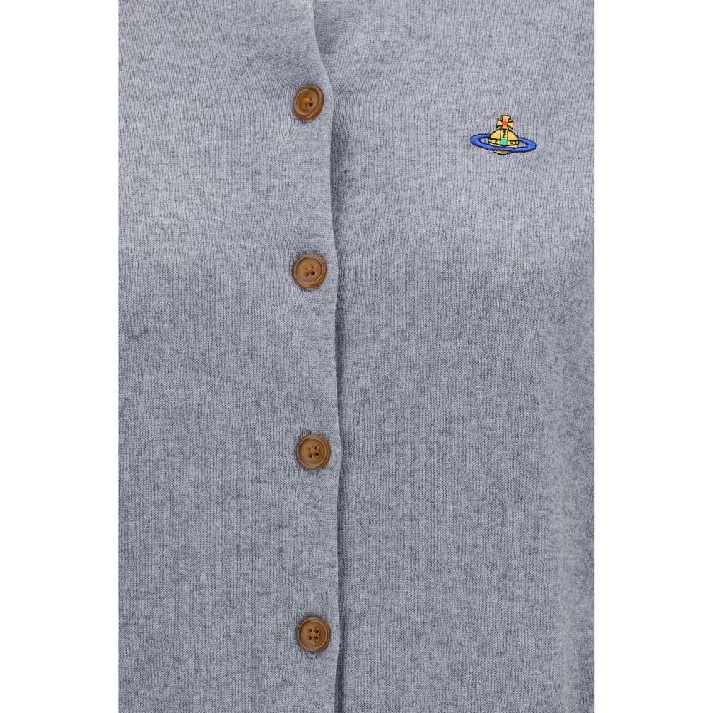Vivienne Westwood Gray Cotton Cardigan - Image 3