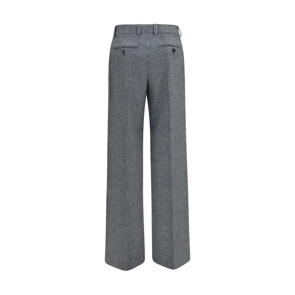 Dolce & Gabbana Gray Wool Oves Aries Dress Pants - Image 2