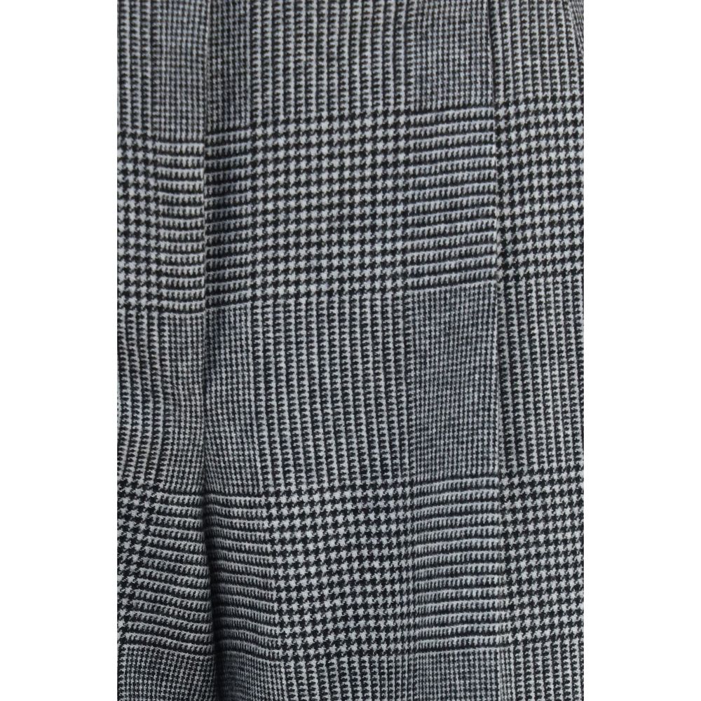 Dolce & Gabbana Gray Wool Oves Aries Dress Pants - Image 3