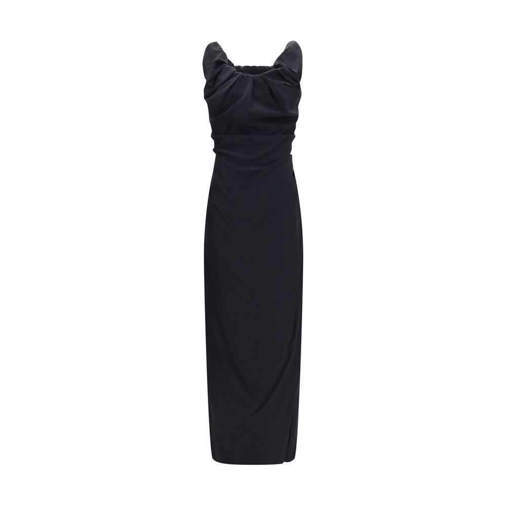 Vivienne Westwood Black Viscose Casual Dress