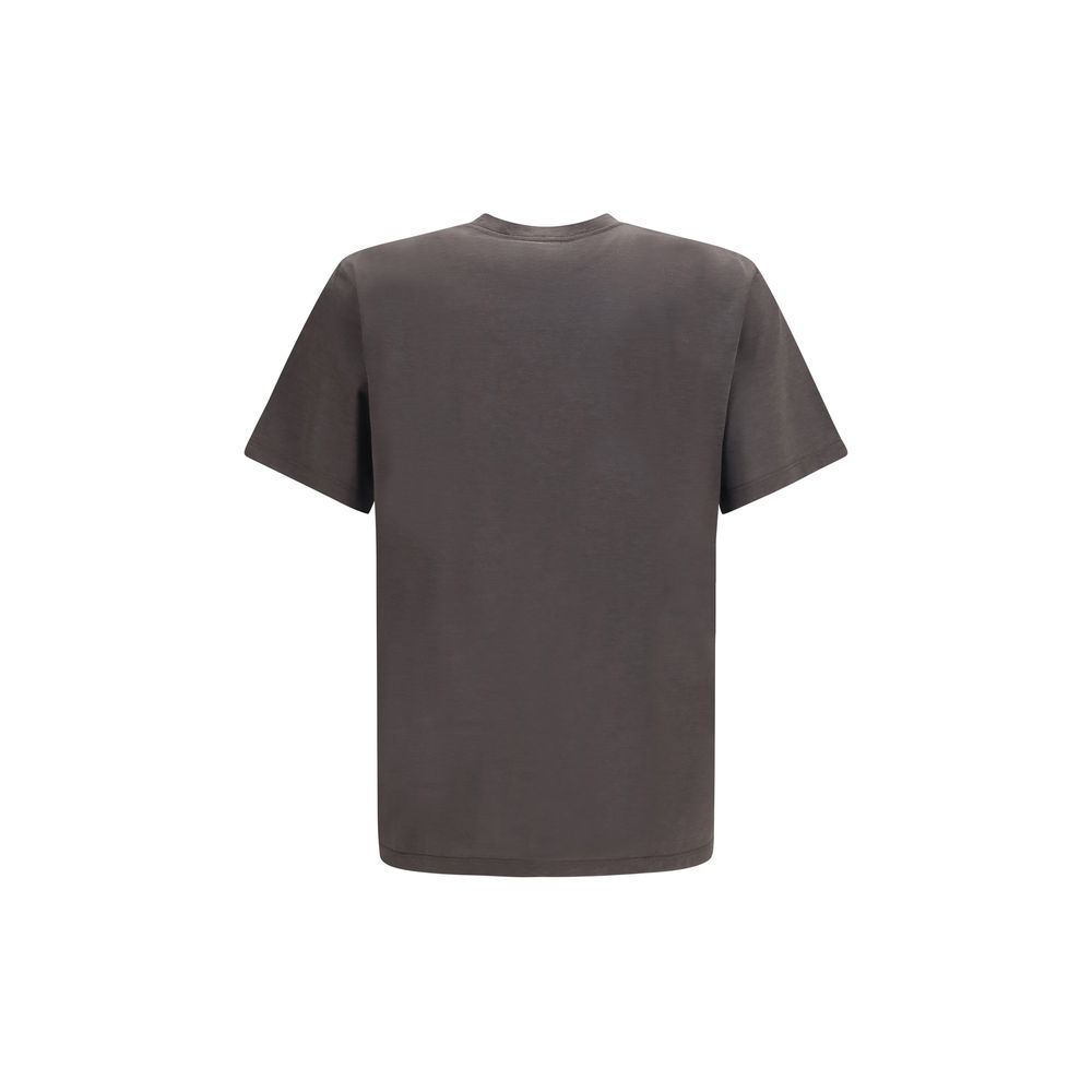 Saint Laurent Brown Silk T-Shirt - Image 2