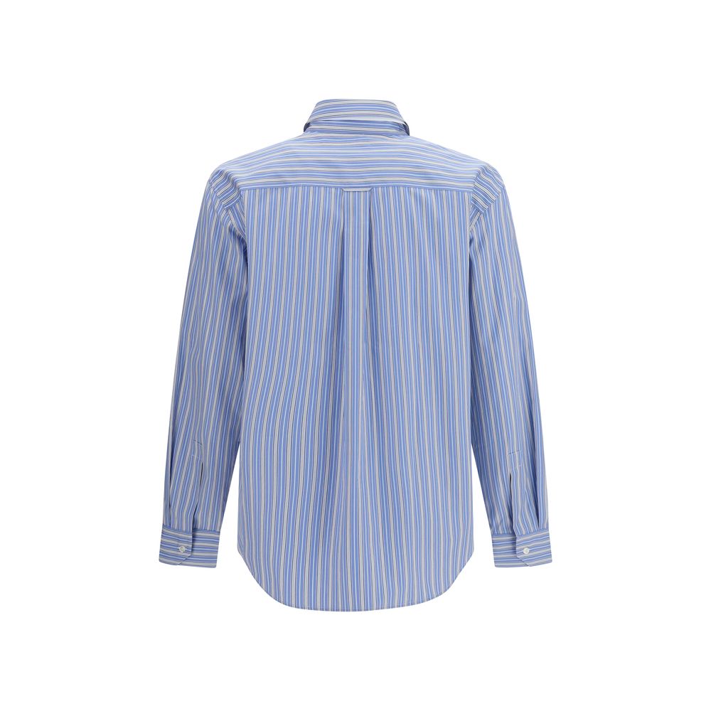 Saint Laurent Blue Cotton Pattern Shirt - Image 2