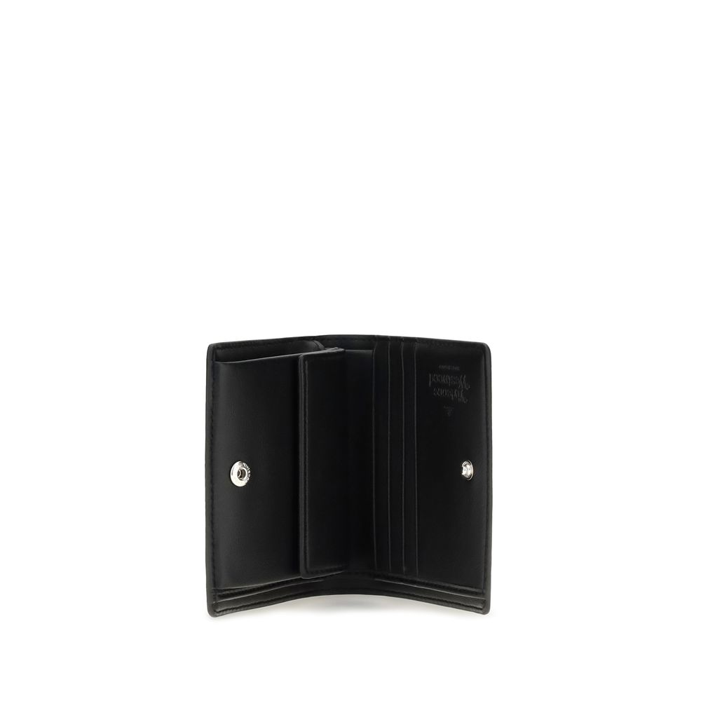 Vivienne Westwood Black Calf Leather Bos Taurus Wallet - Image 3