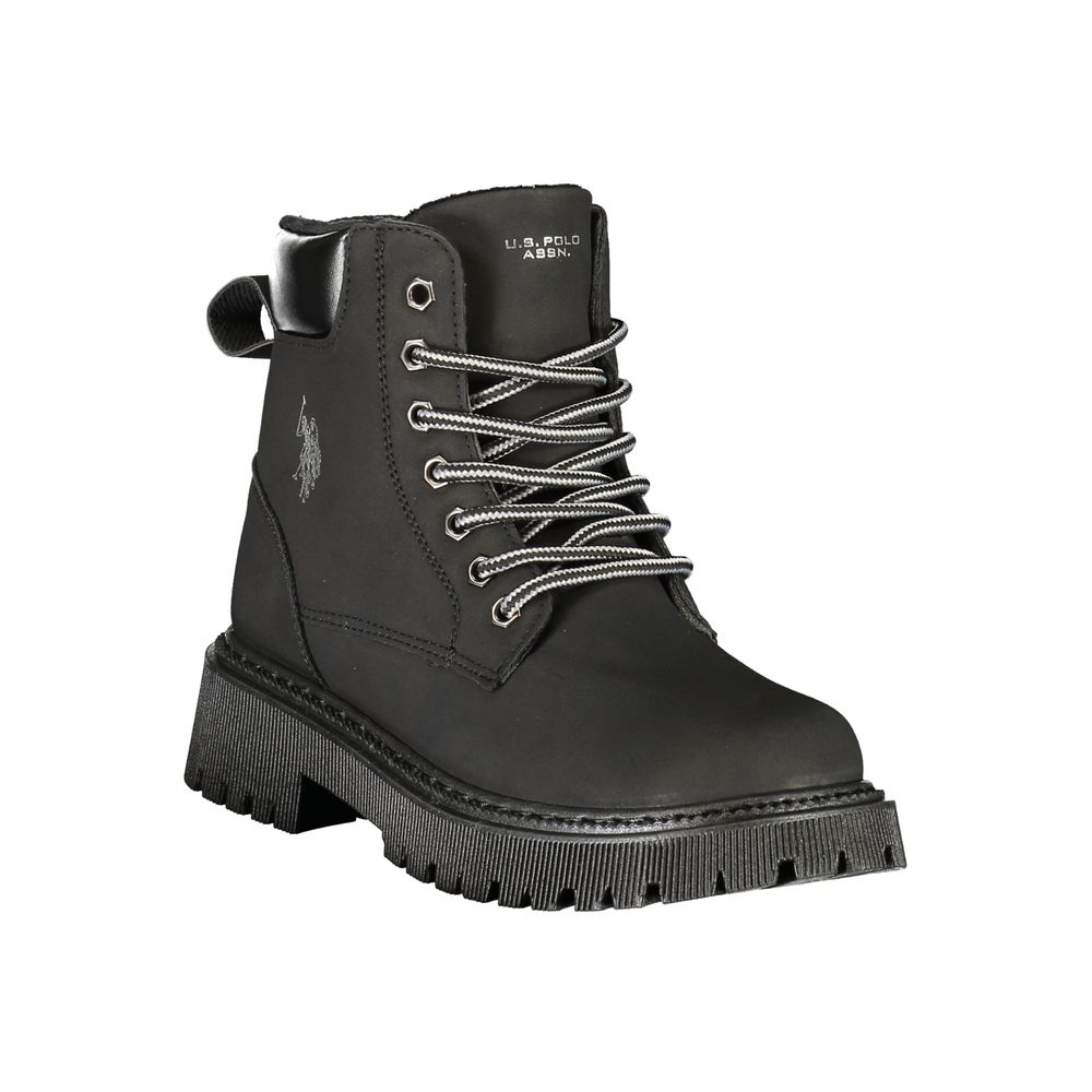 U.S. POLO ASSN. Black Polyurethane Women's Boot - Image 2