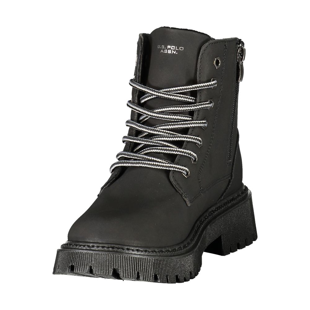 U.S. POLO ASSN. Black Polyurethane Women's Boot - Image 3