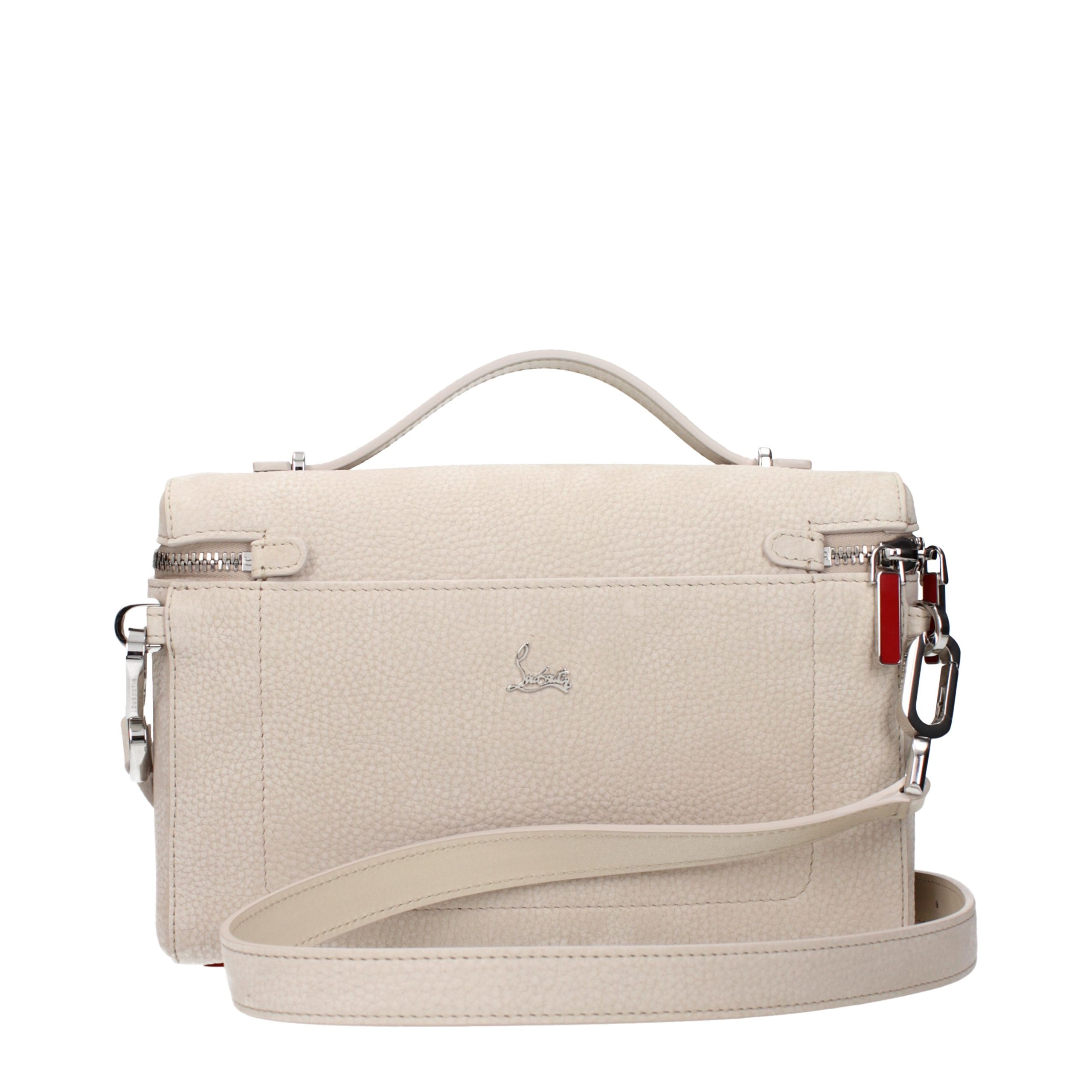 Christian Louboutin Beige Leather Handbag - Image 3