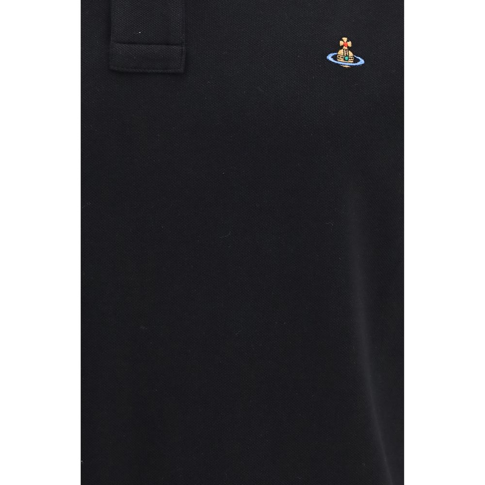 Vivienne Westwood Black Cotton Polo Shirt - Image 3