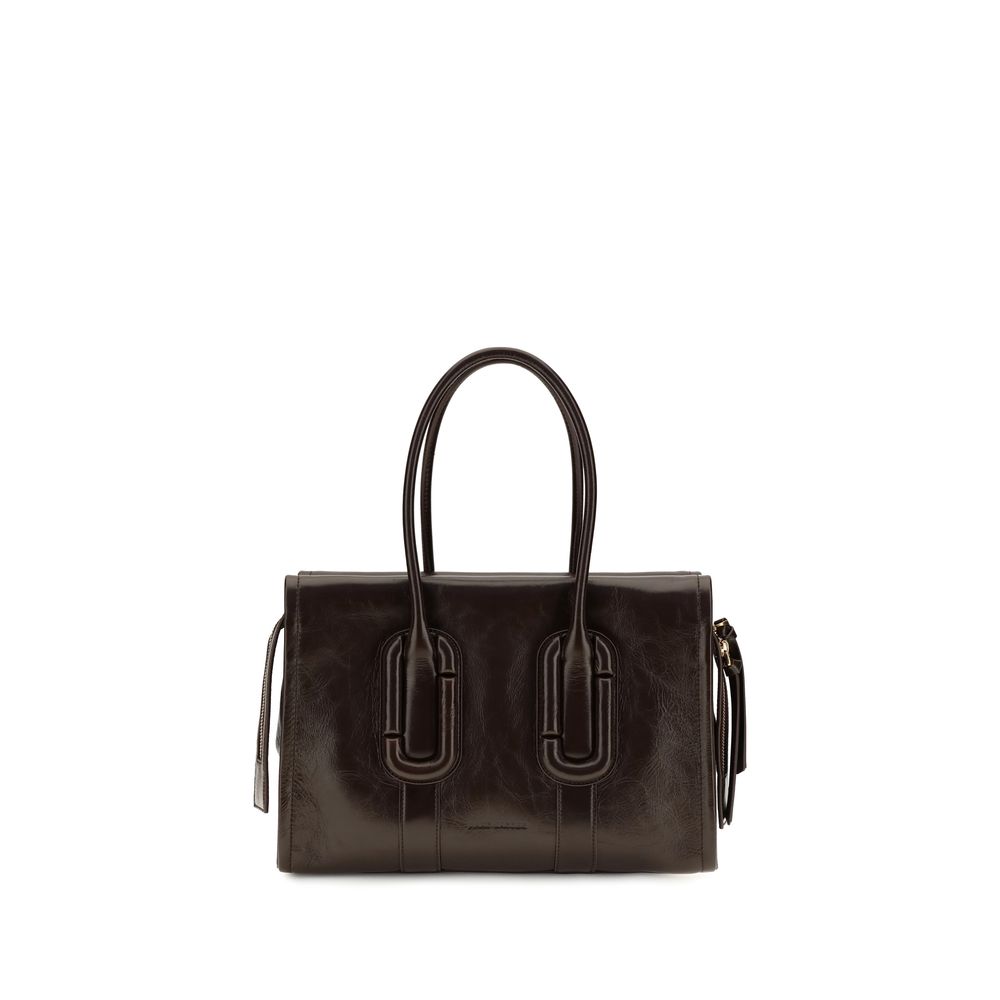 Marc Jacobs Brown Calf Leather Bos Taurus Handbag