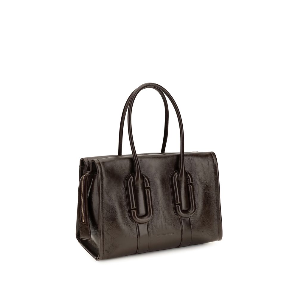 Marc Jacobs Brown Calf Leather Bos Taurus Handbag - Image 2
