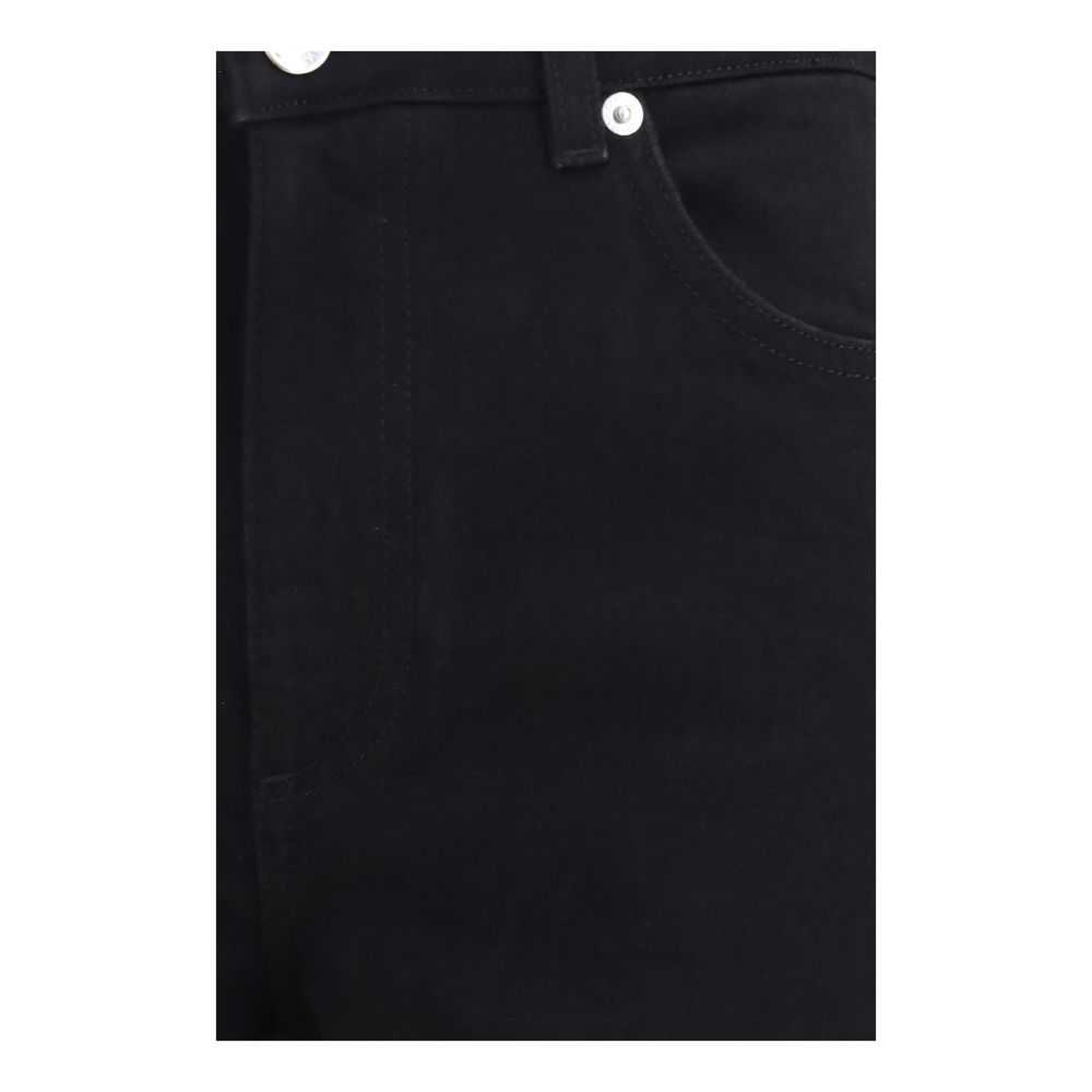 Dolce & Gabbana Black Cotton Straight-Leg Jeans - Image 3