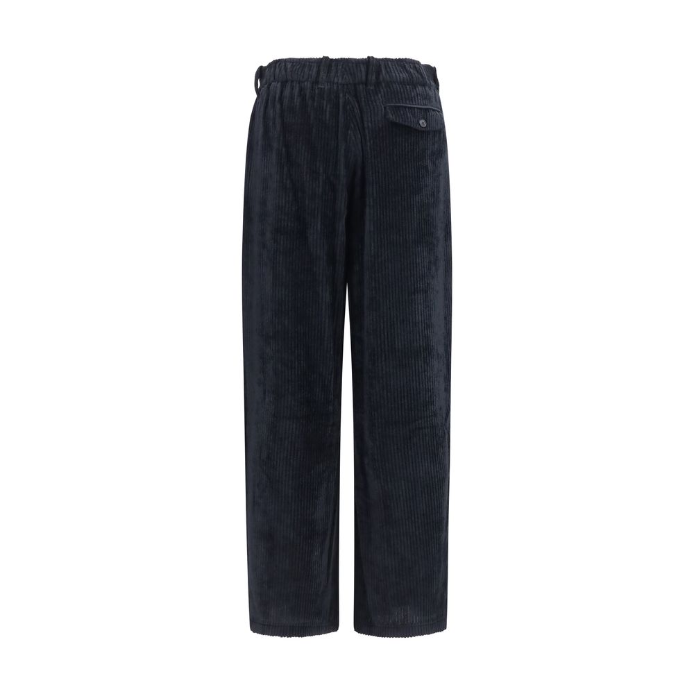 Giorgio Armani Black Viscose Casual Pants - Image 2